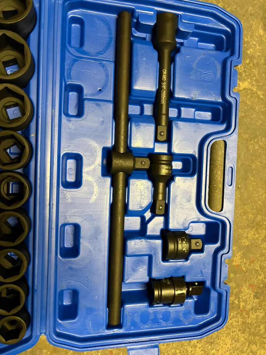 🔥🔧30PC 3/4” DRIVE IMPACT SOCKET SET - Image 3