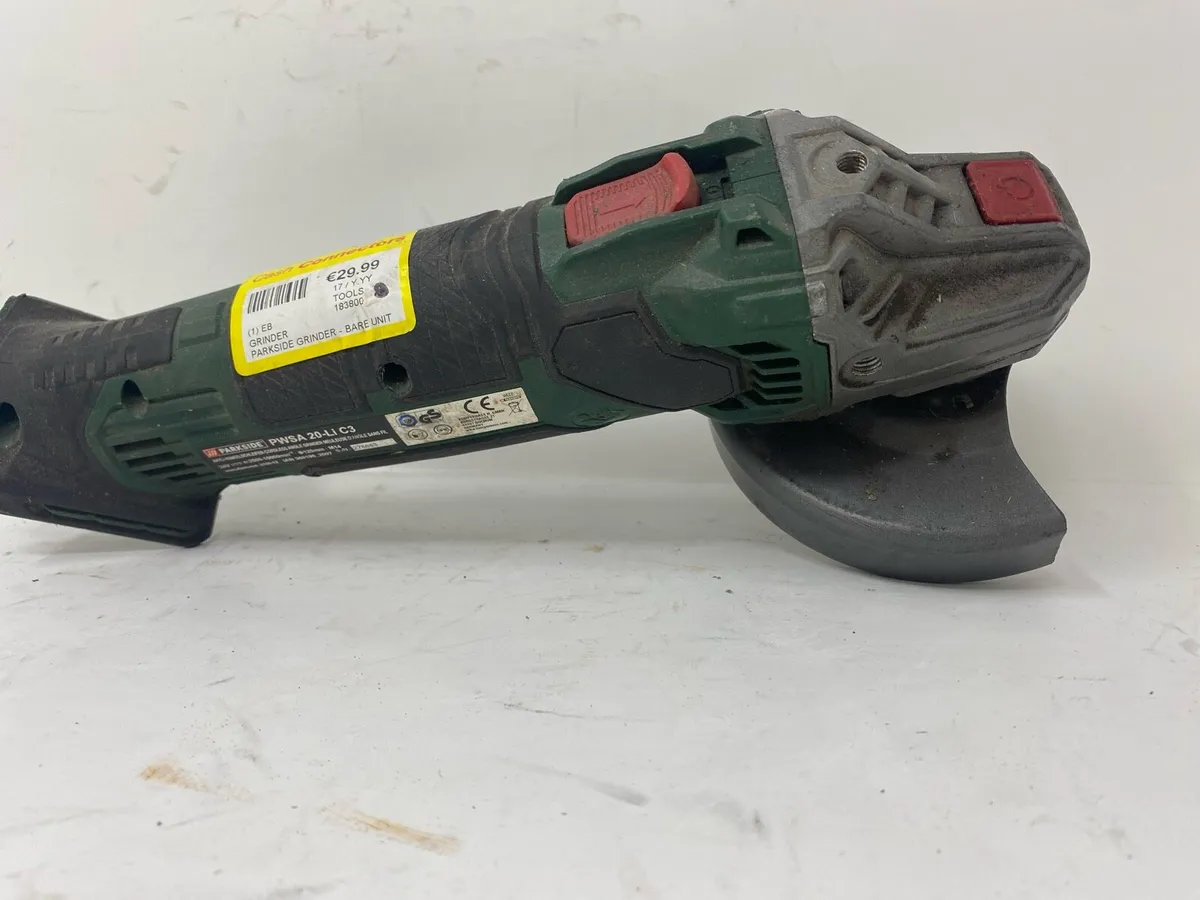 Parkside PWSA 20-Li C3 20V Cordless Angle Grinder - Image 2