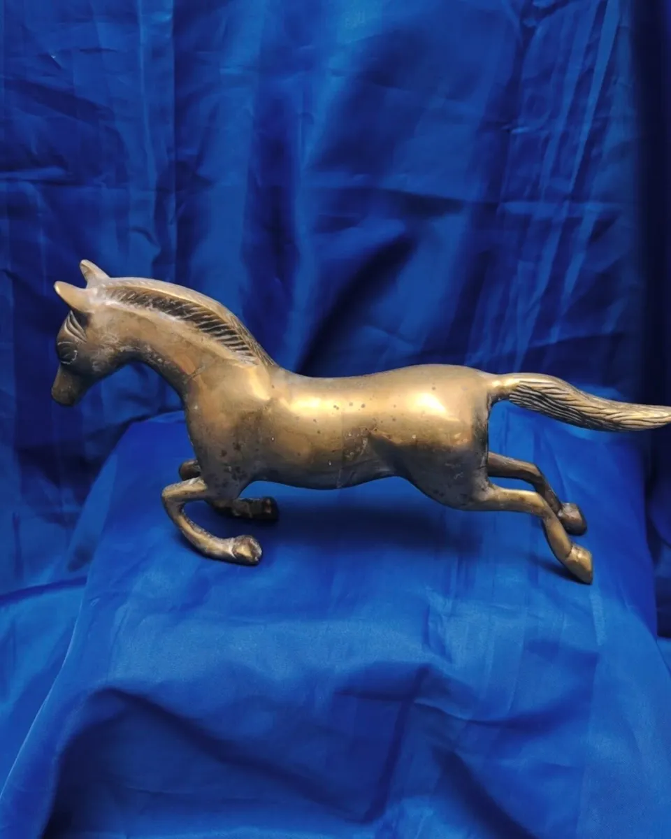 Brass horse - Image 1