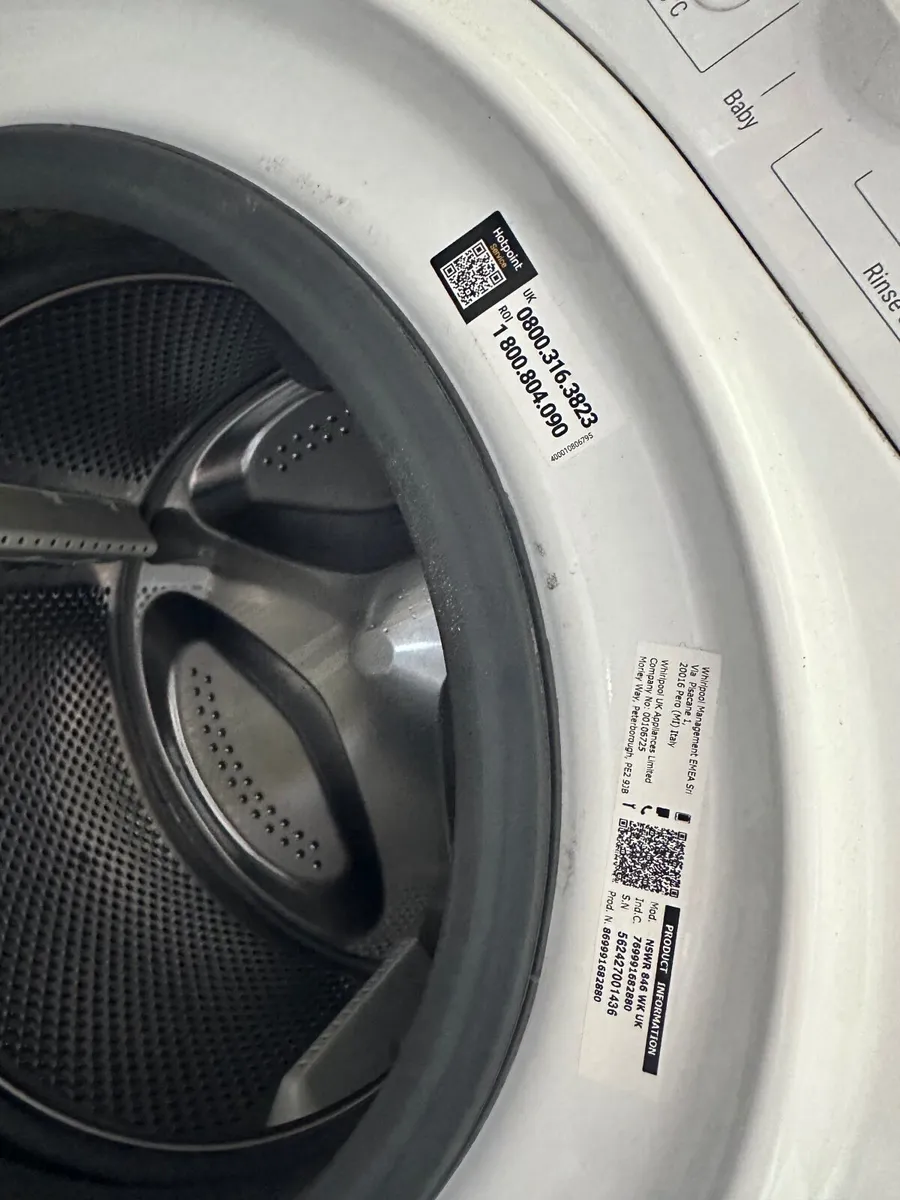 Hotpoint 8kg Washing Machine - Image 4