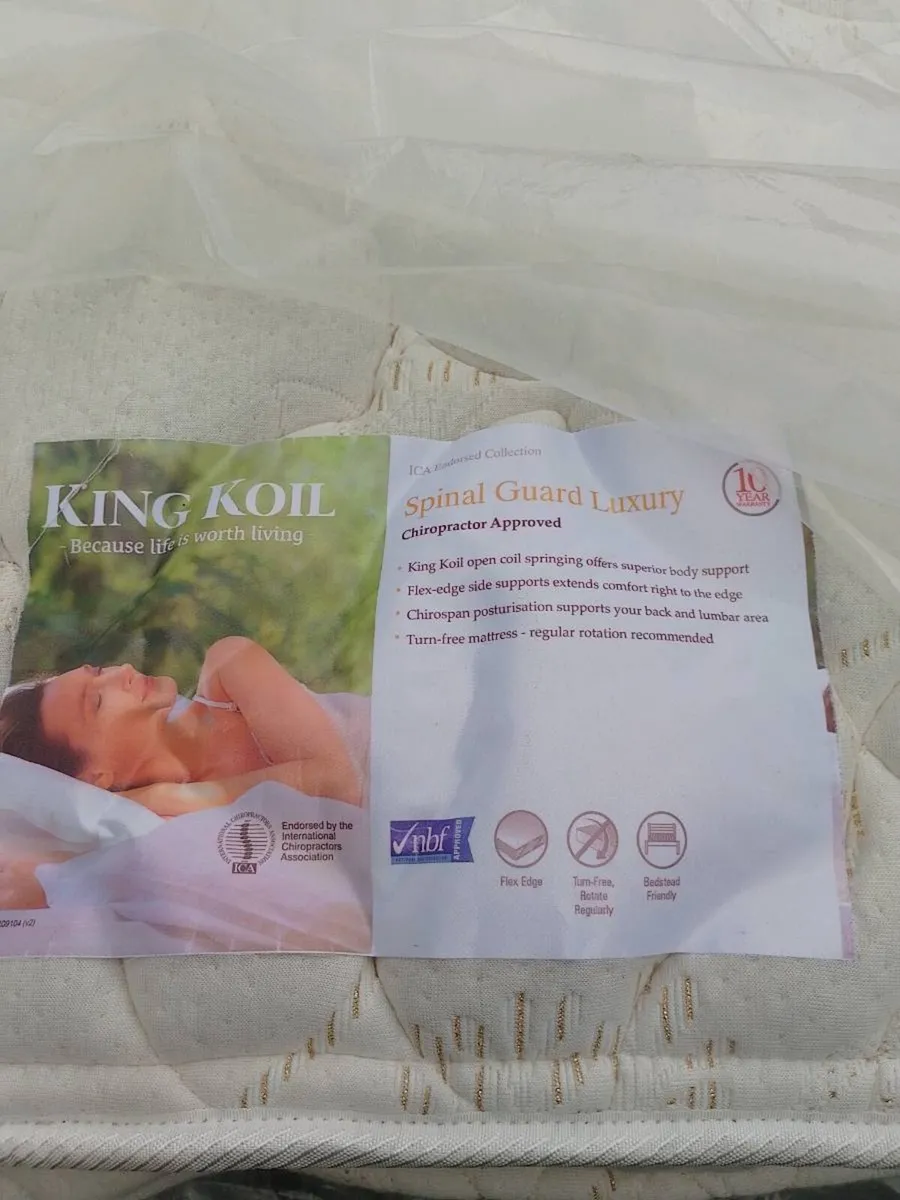 RRP €1495 King koil orthopedic luxury mattress - Image 1
