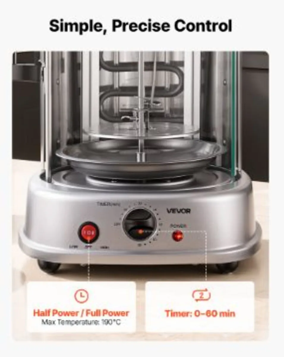 Countertop Vertical Rotating Oven - Image 2