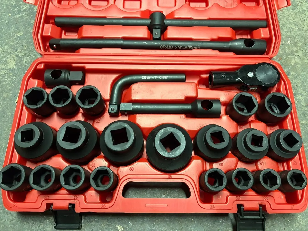 🔥🔧26PC 3/4” DRIVE IMPACT SOCKET SET - Image 2