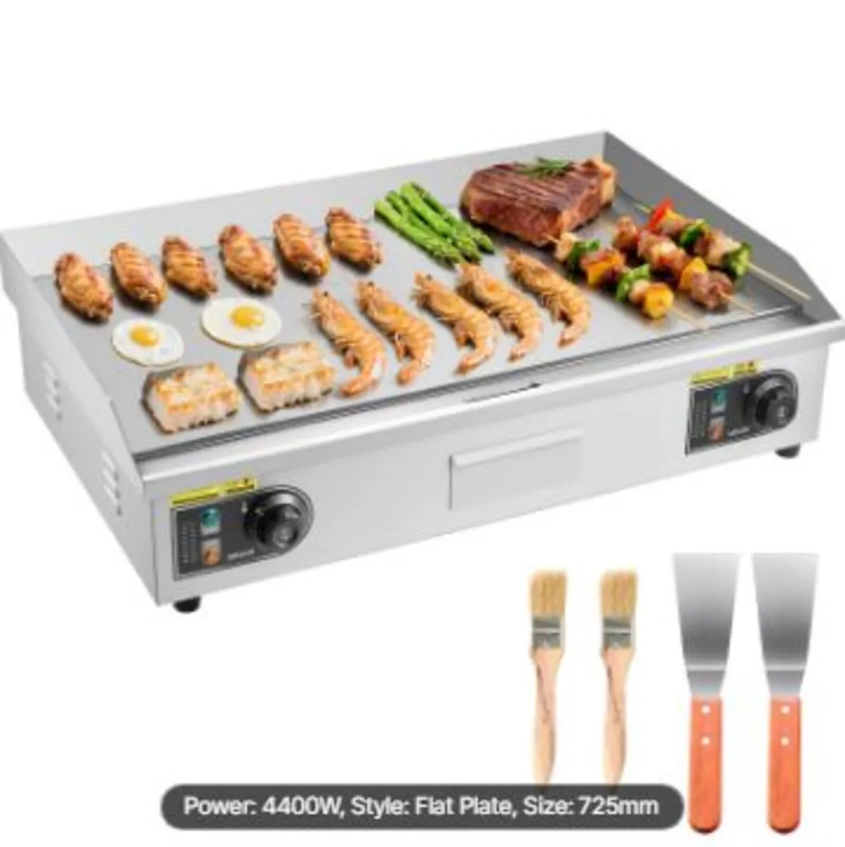 Commercial Electric Grill, 725×400mm - Image 1