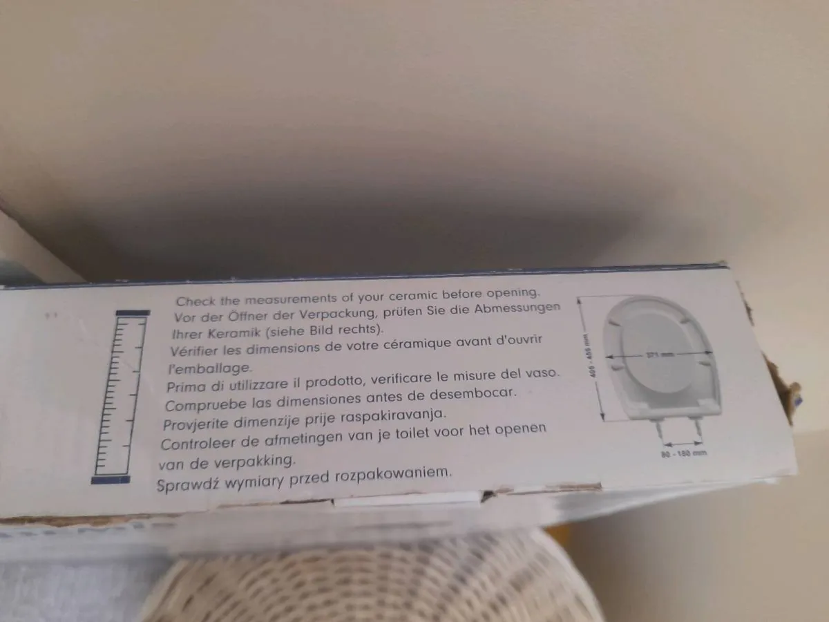 Never Used Toilet Seat - Image 2