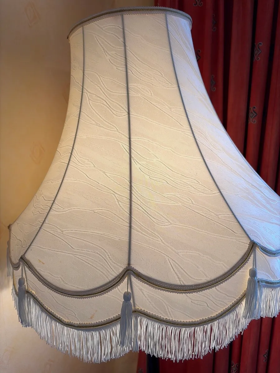 Vintage Wooden Standard Lamp - Image 3