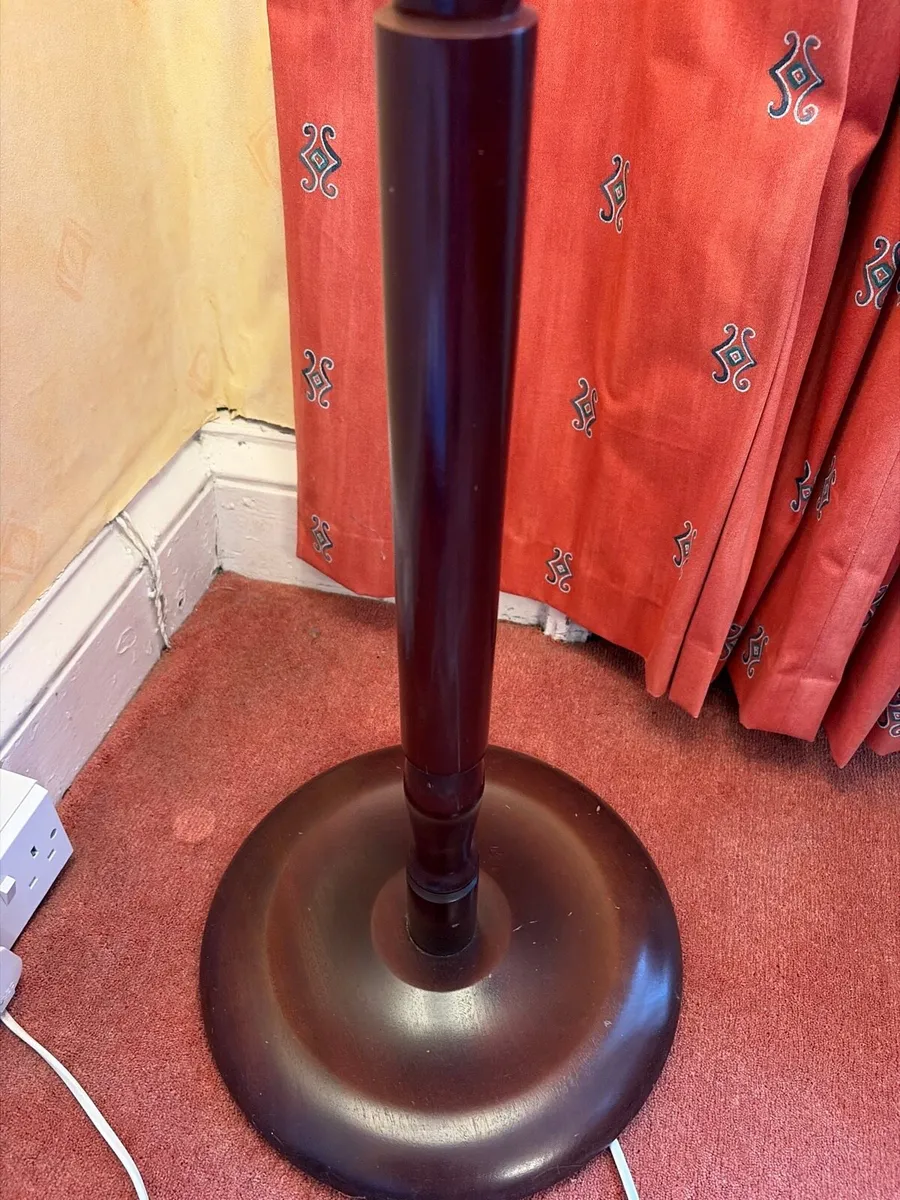 Vintage Wooden Standard Lamp - Image 4