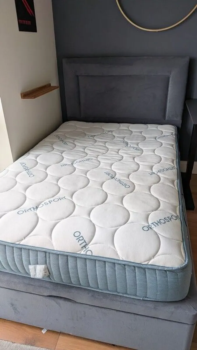Small Double Bed with Storage - Image 1