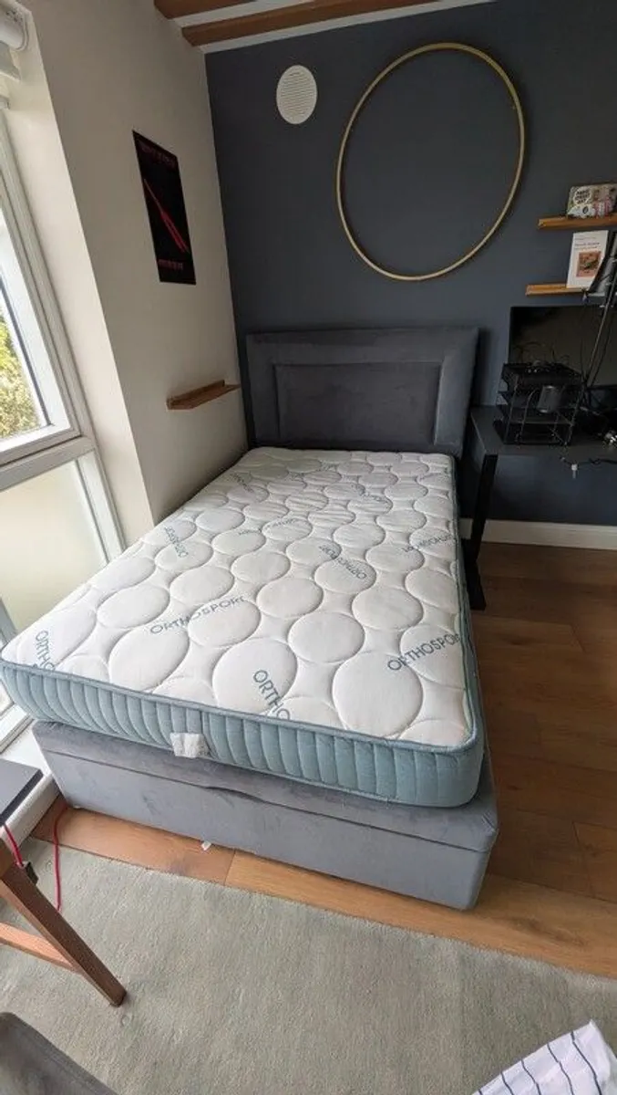 Small Double Bed with Storage - Image 3