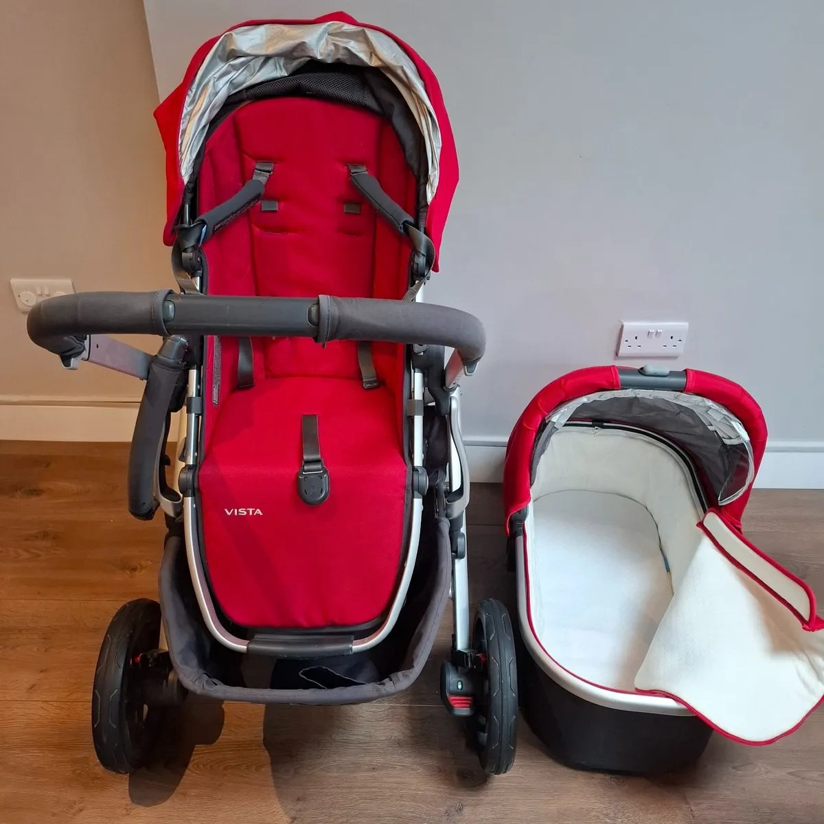 UPPAbaby Vista Red - Complete Bundle - Image 3