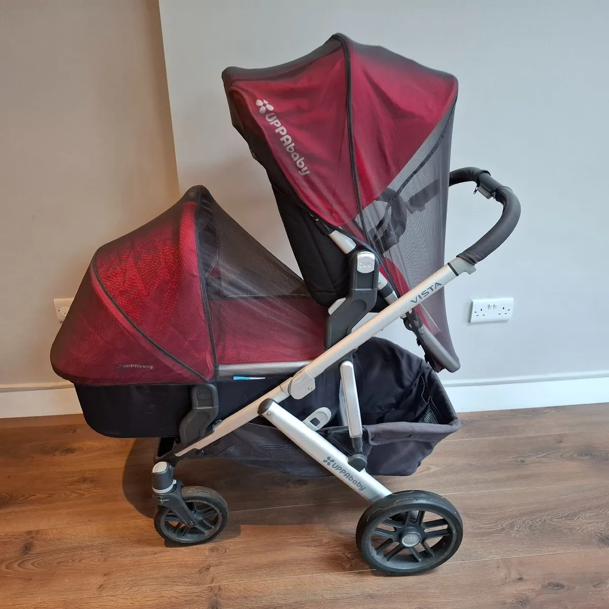 UPPAbaby Vista Red - Complete Bundle - Image 4