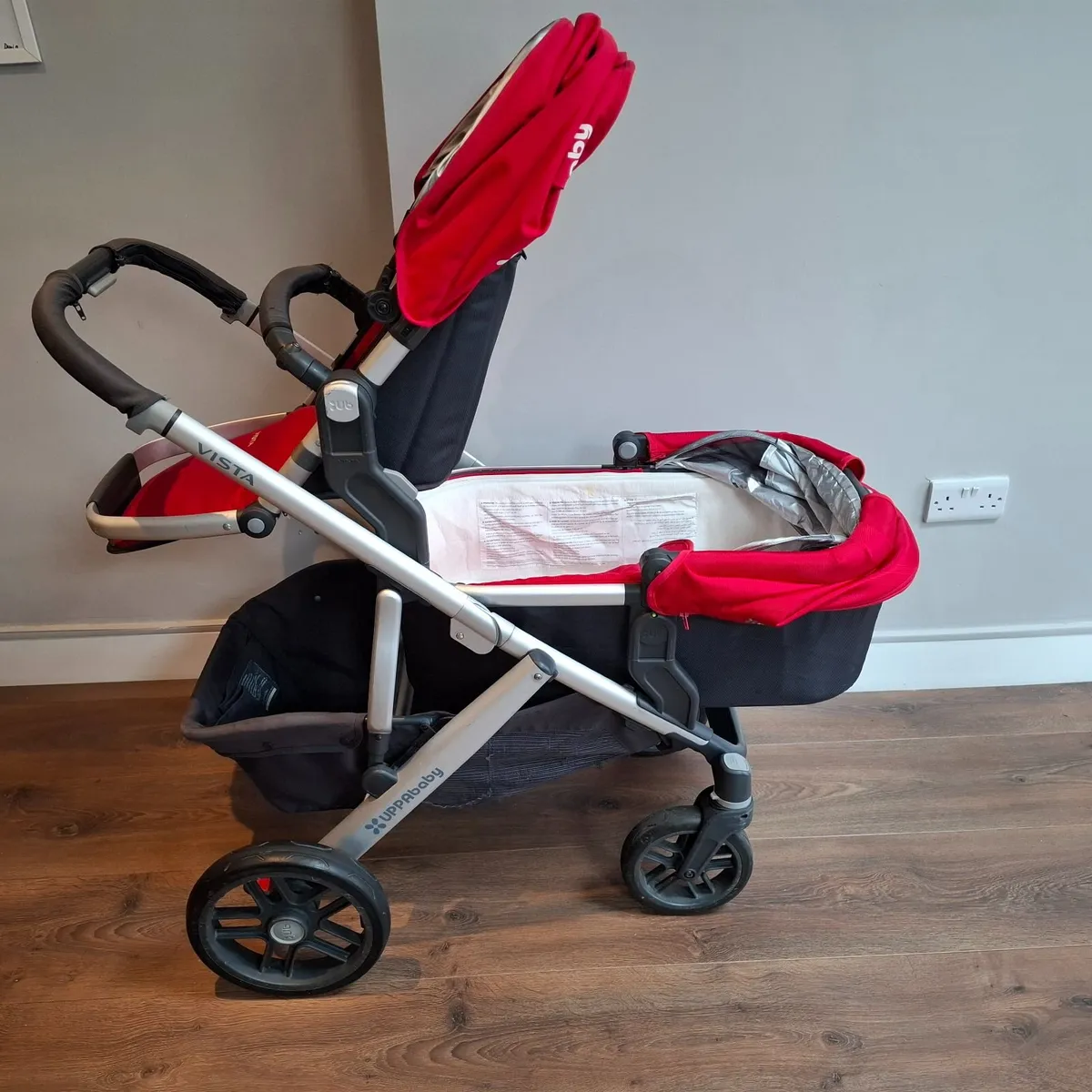 UPPAbaby Vista Red - Complete Bundle - Image 1