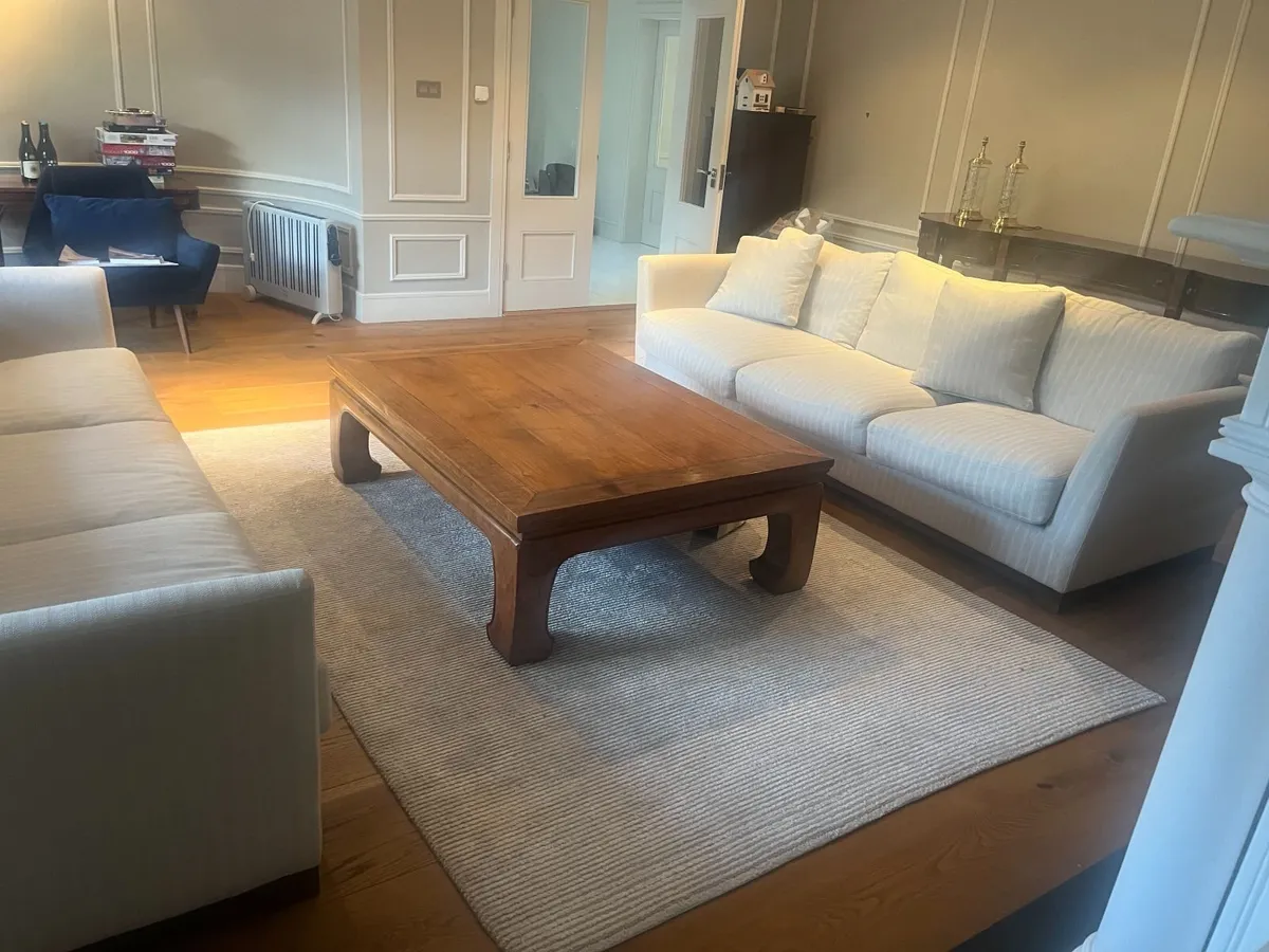 Sofas, Card Tables + Armchair - Image 1
