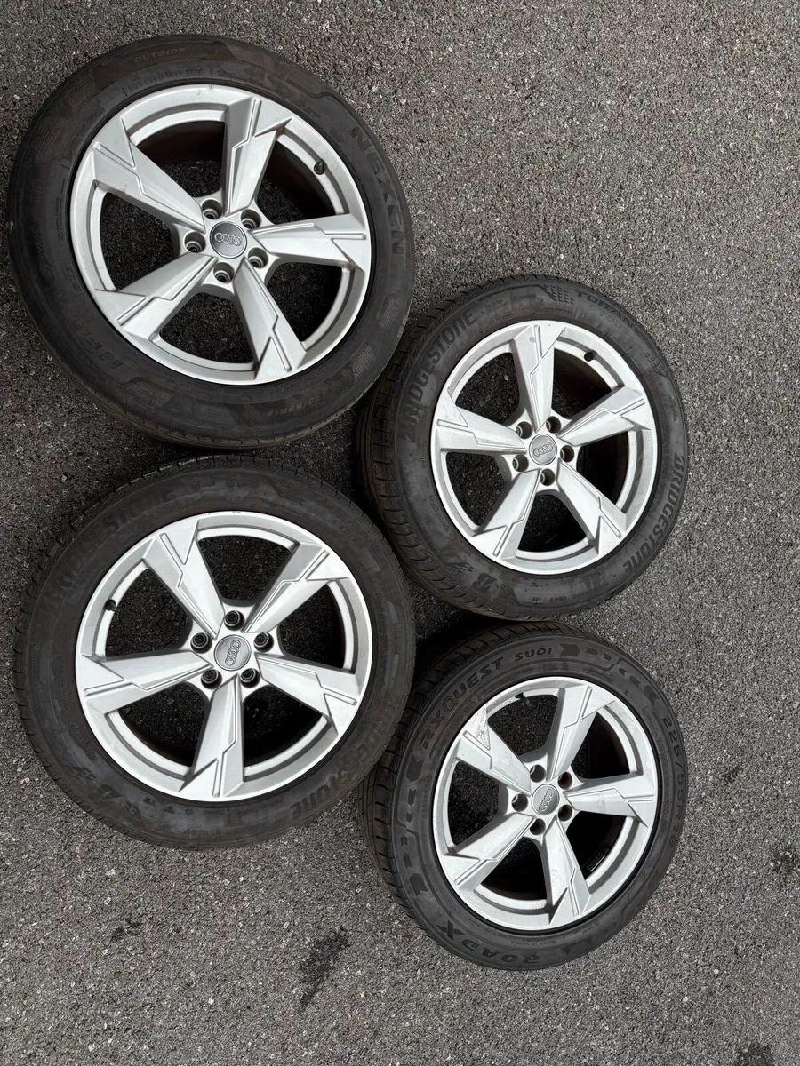 18” Genuine Audi A6 Alloy Wheels - Image 1