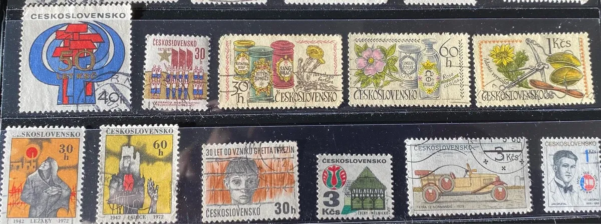 Czechoslovakian stamp lot - Image 4