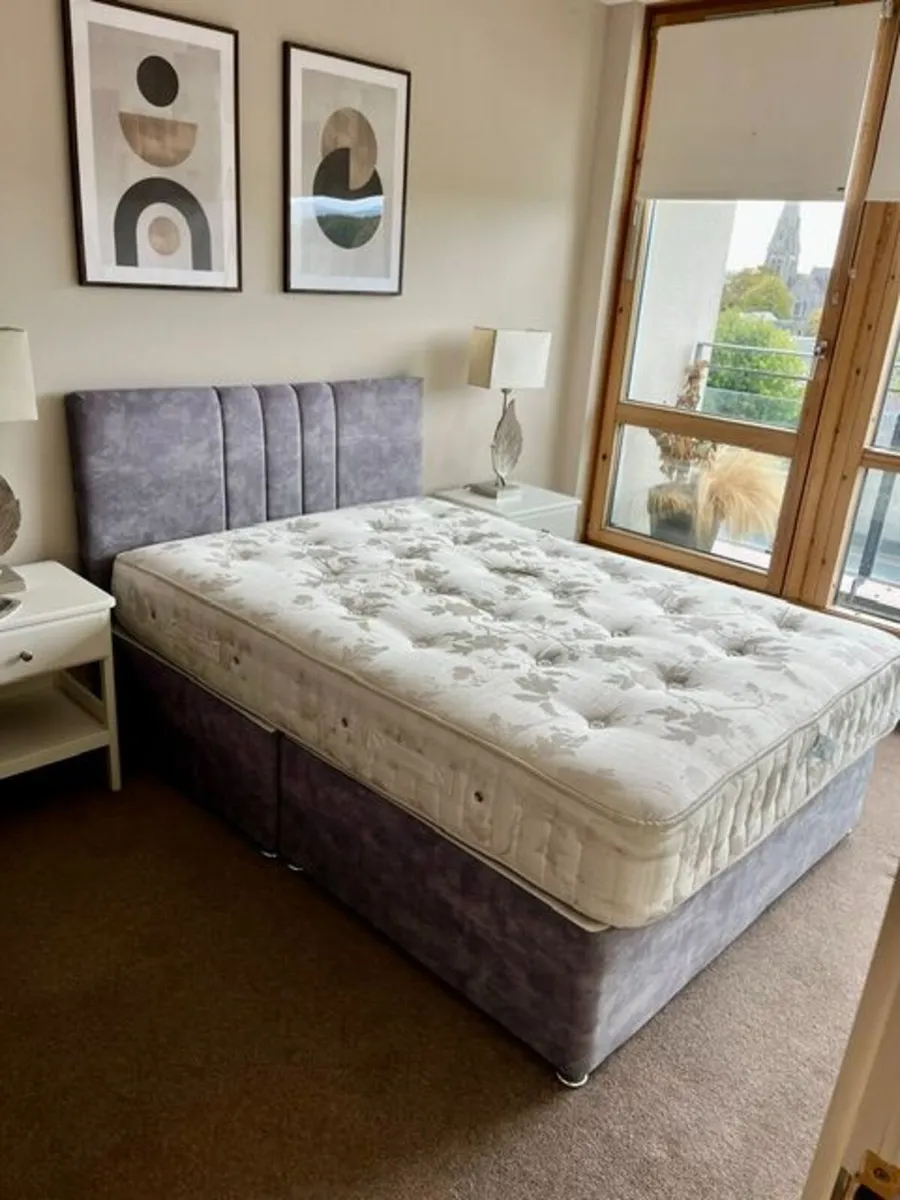 Double bed and mattress - Image 2
