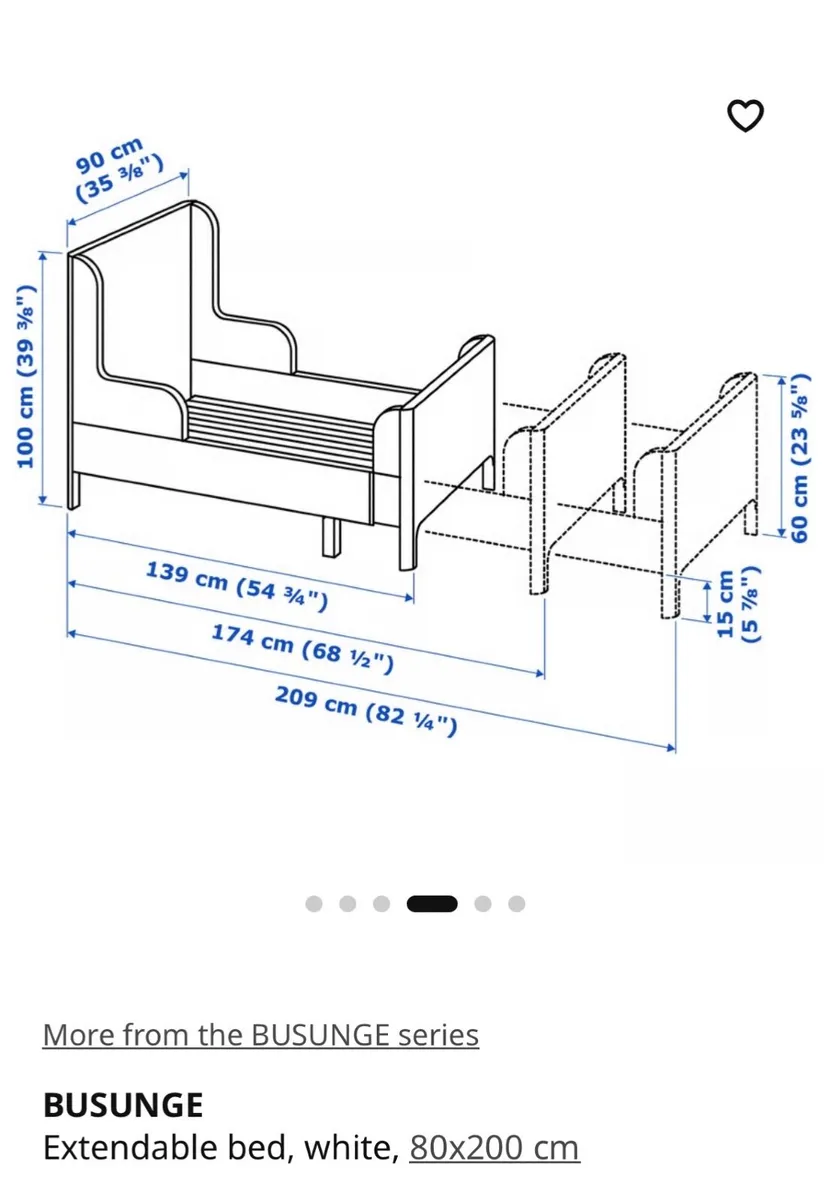 Girls Extendable Bed For Sale - Image 4