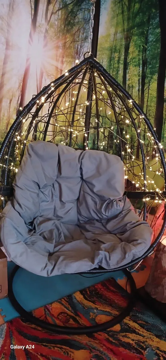 Egg swing chair, - Image 1