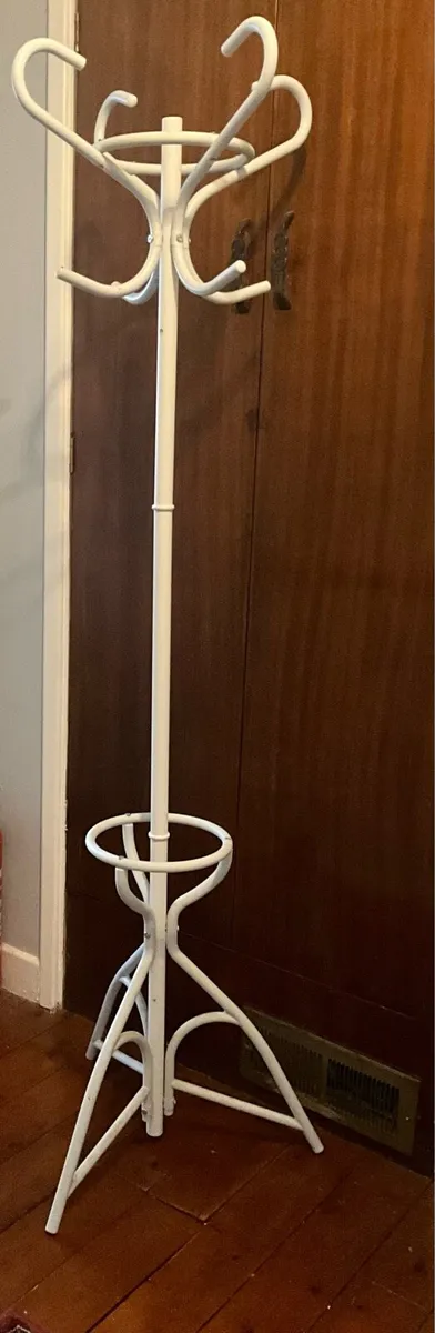 Tall White Coat Rack - Image 3