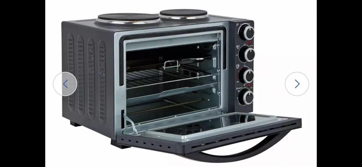 Cookworks oven with 2 hobs - Image 3