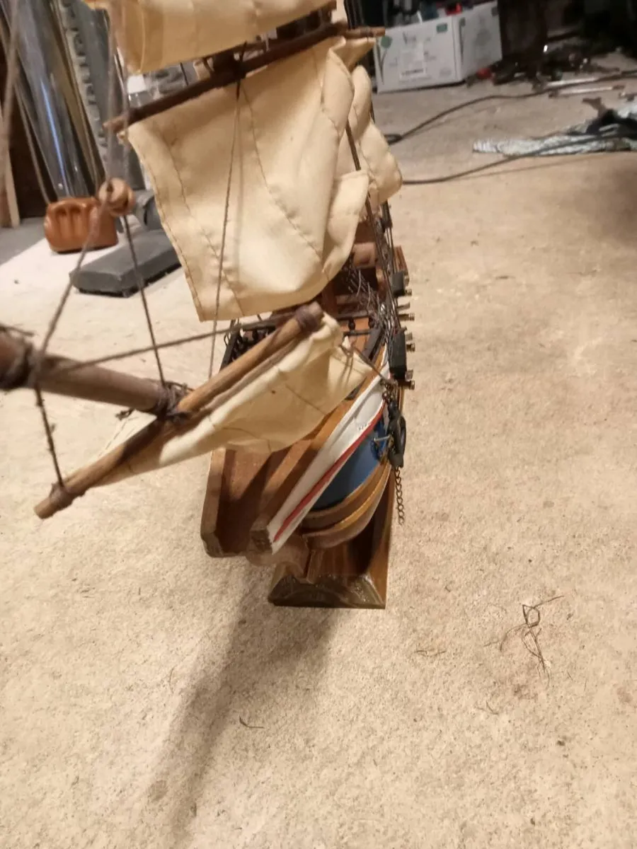Old model ship - Image 4