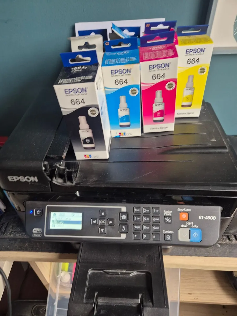 Epson Inkjet Printer - All in One + Inks - Image 1