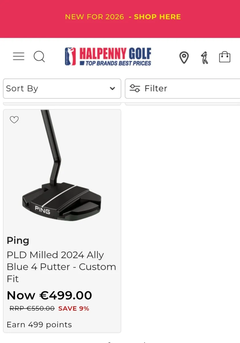 Ping pld ally blue putter - Image 4