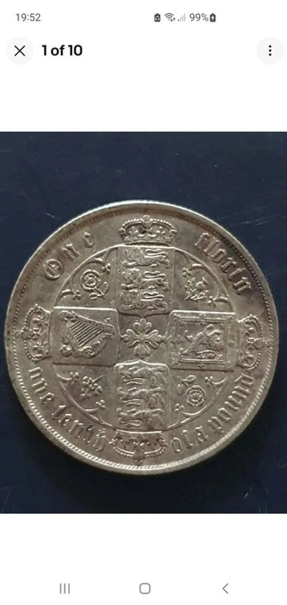 Silver coin - Image 1