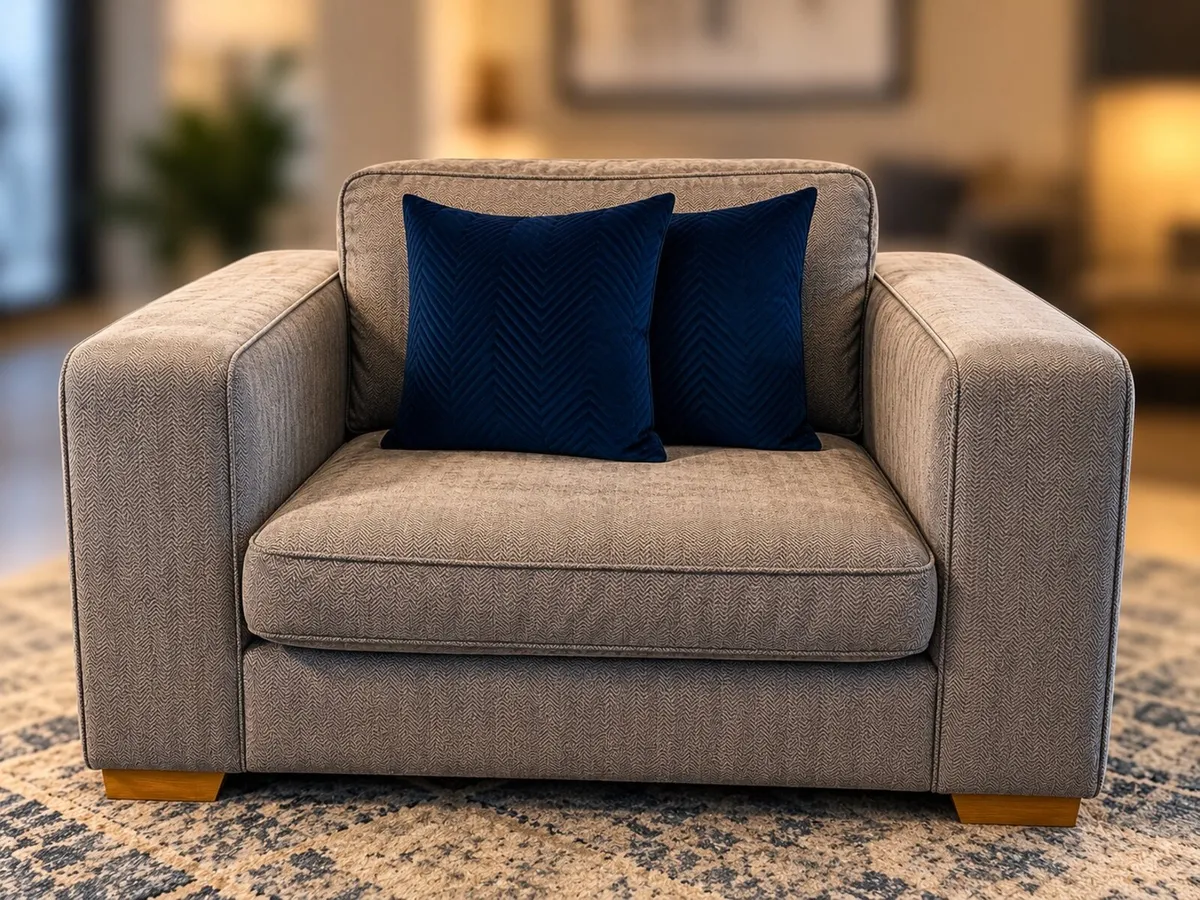 Impulse Corner Chaise Sofa and Cuddler Chair - Image 3
