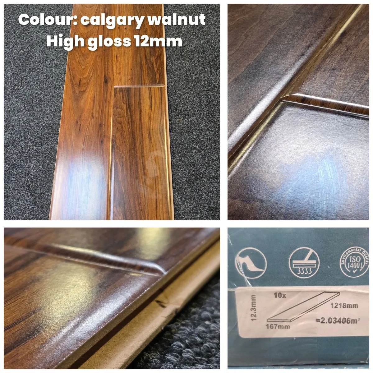 Calgary Walnut High Gloss Floor - Image 3