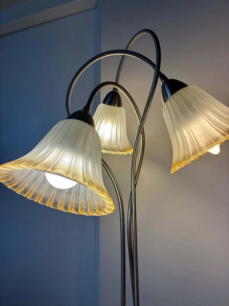 Three Light Floor Lamp - Image 4
