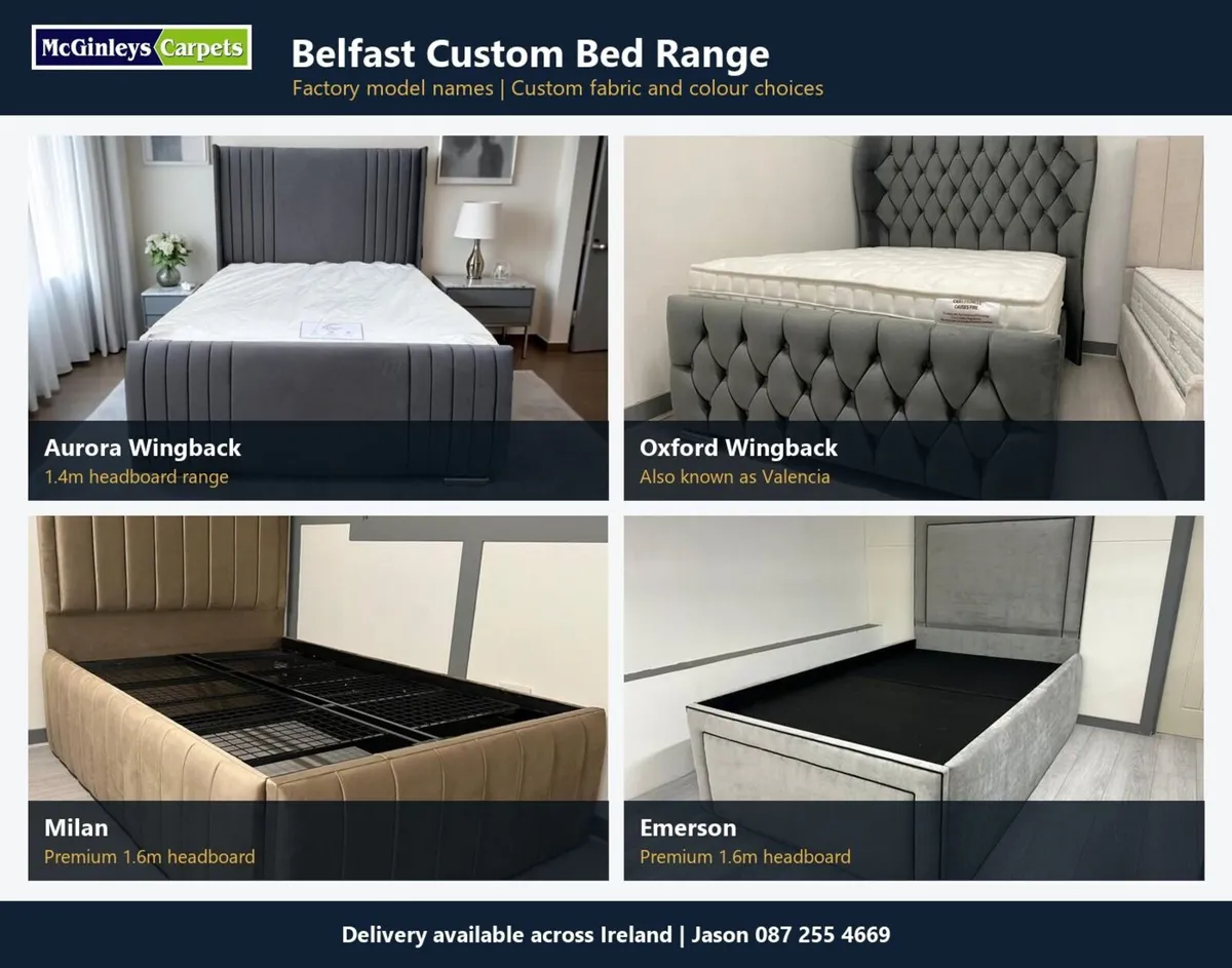 Belfast Custom Made Bed Range - Image 1