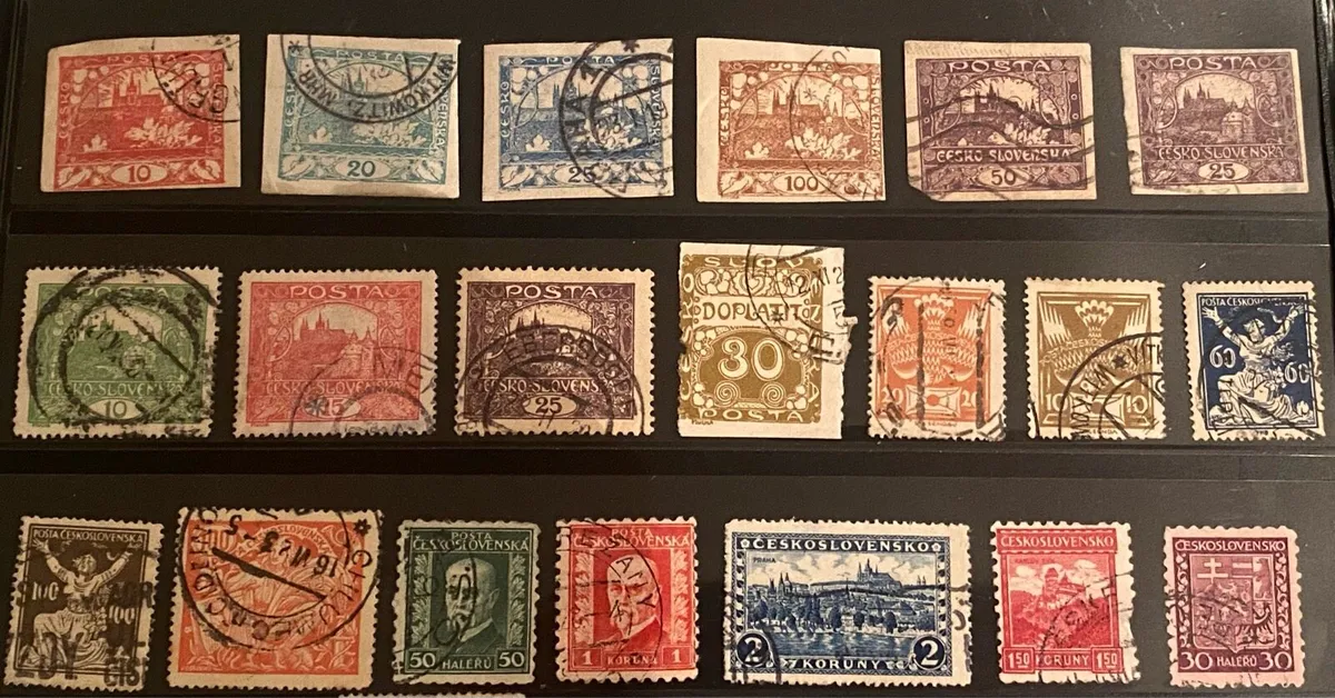 Czechoslovakian stamp lot - Image 2