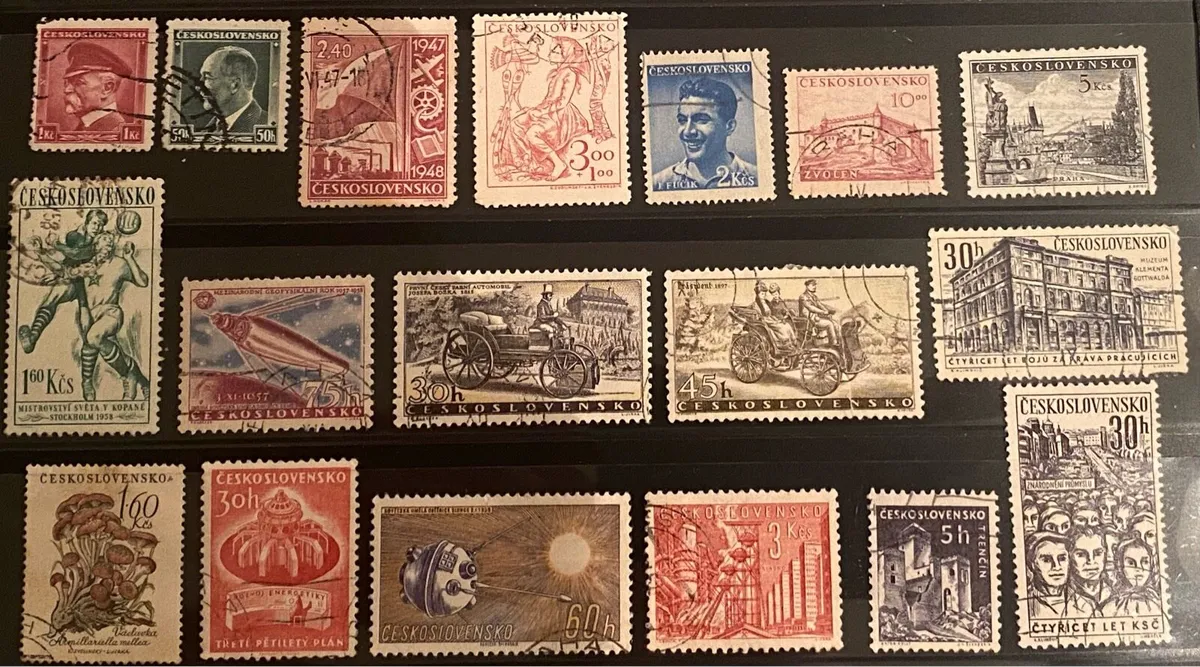 Czechoslovakian stamp lot - Image 3