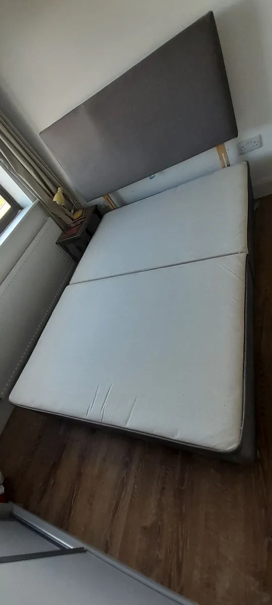 Double bedframe and headboard - Image 4