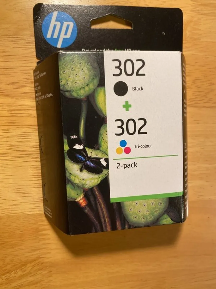 HP 302 ink, 2-pack, black and tri-colour - Image 3
