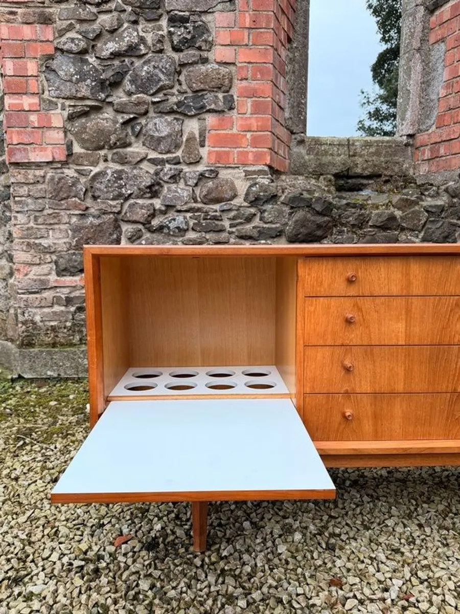 Mid century sideboards dining shelving bedsides - Image 2