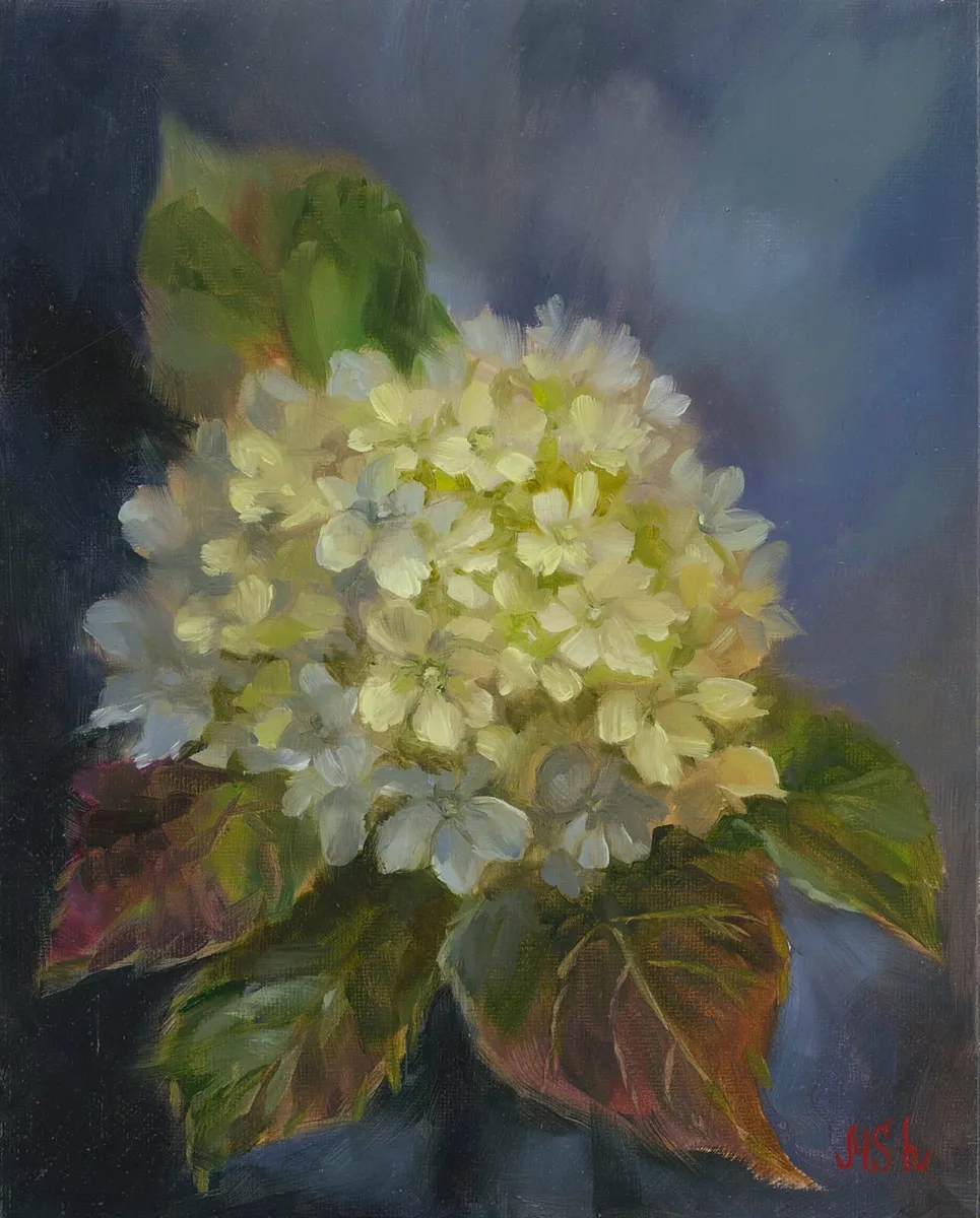 Flower oil painting - Image 2