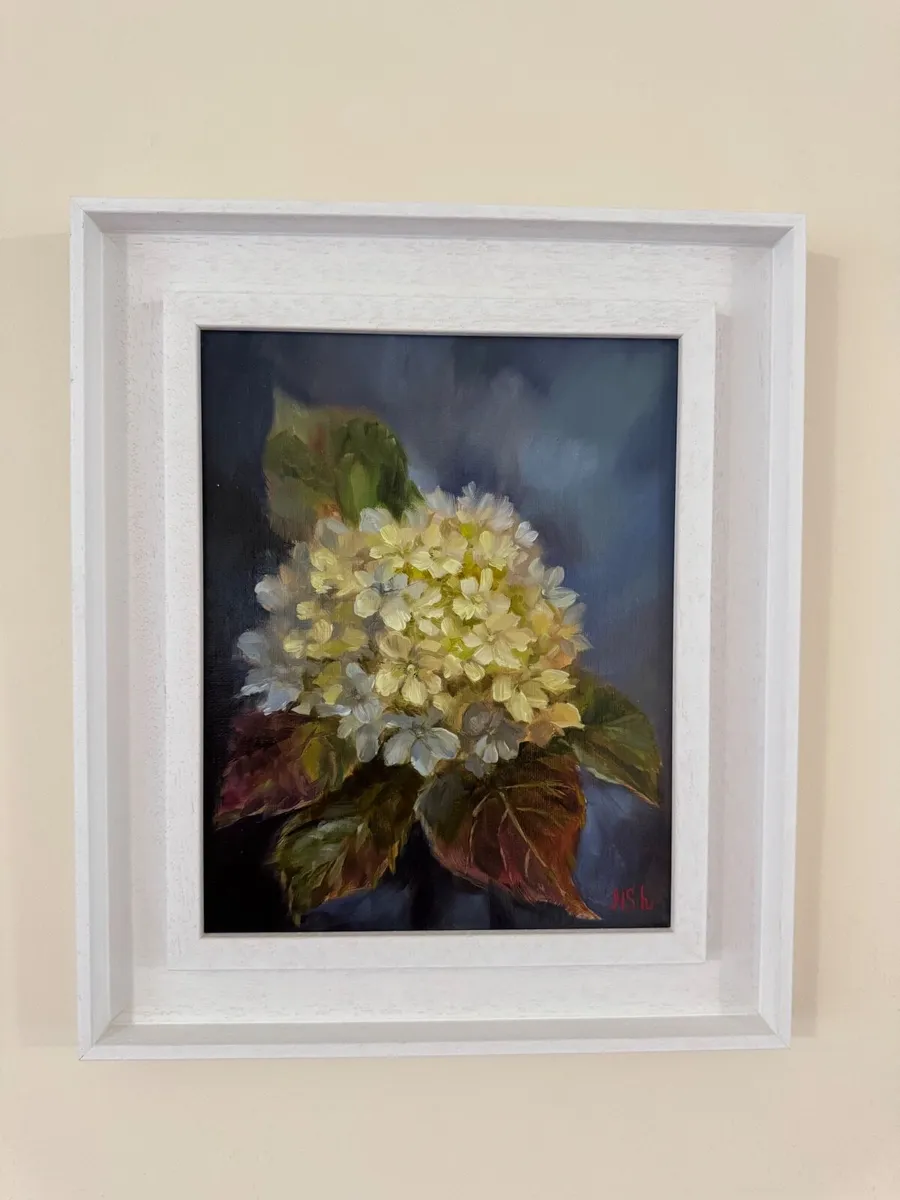 Flower oil painting - Image 1