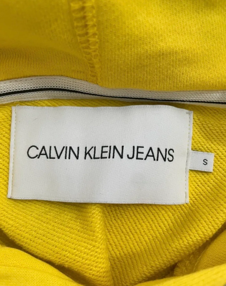 Calvin Klein Men’s Small Yellow Hoodie - Image 4