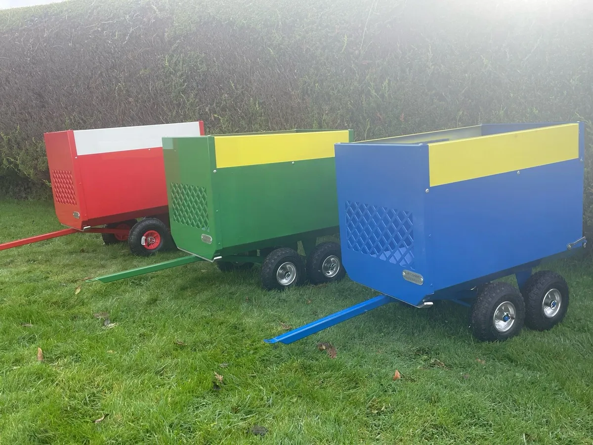 Steel tractor go kart trailers - Image 1