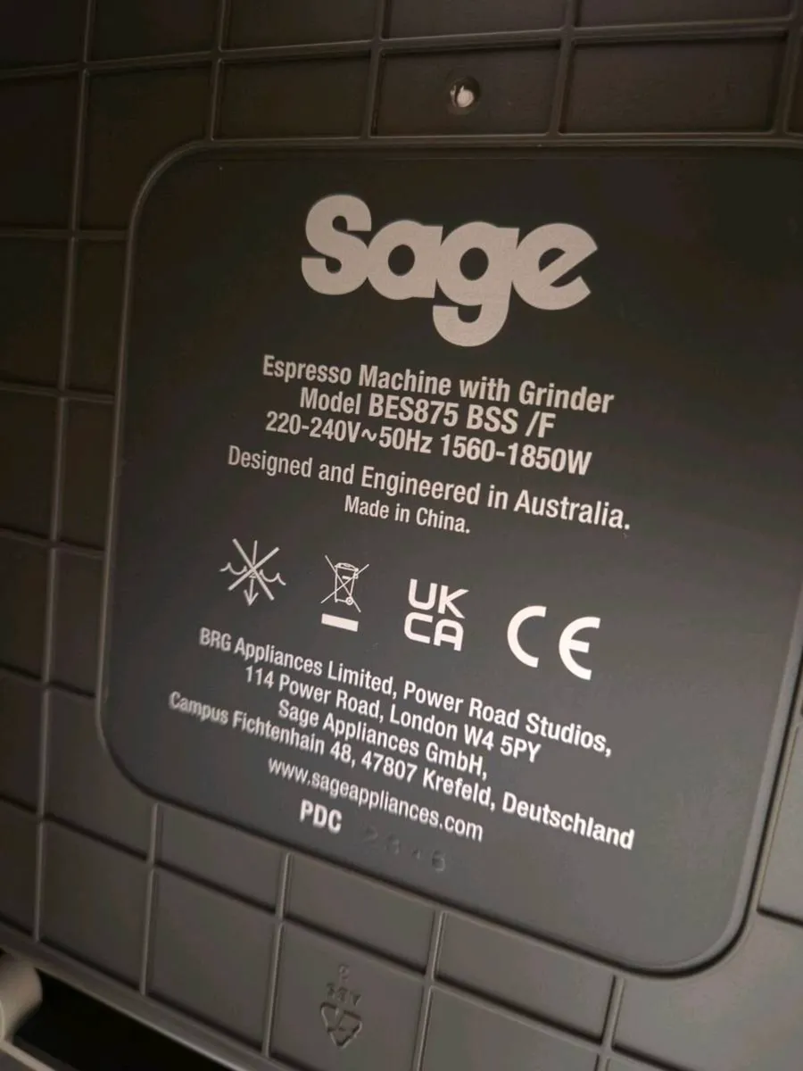 Sage Coffee Machine - Image 2