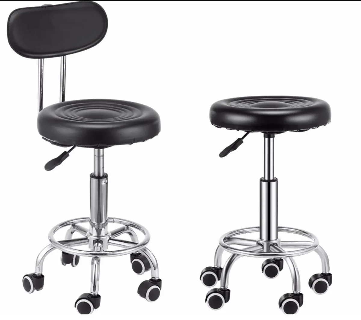 NEW Salon Stool Adjustable Swivel Chair on Wheels - Image 4