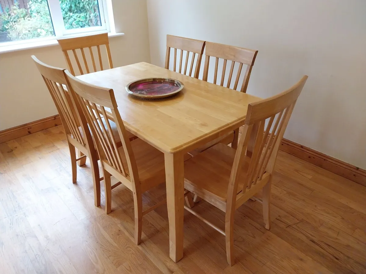 Table & 6 Chairs - Image 1