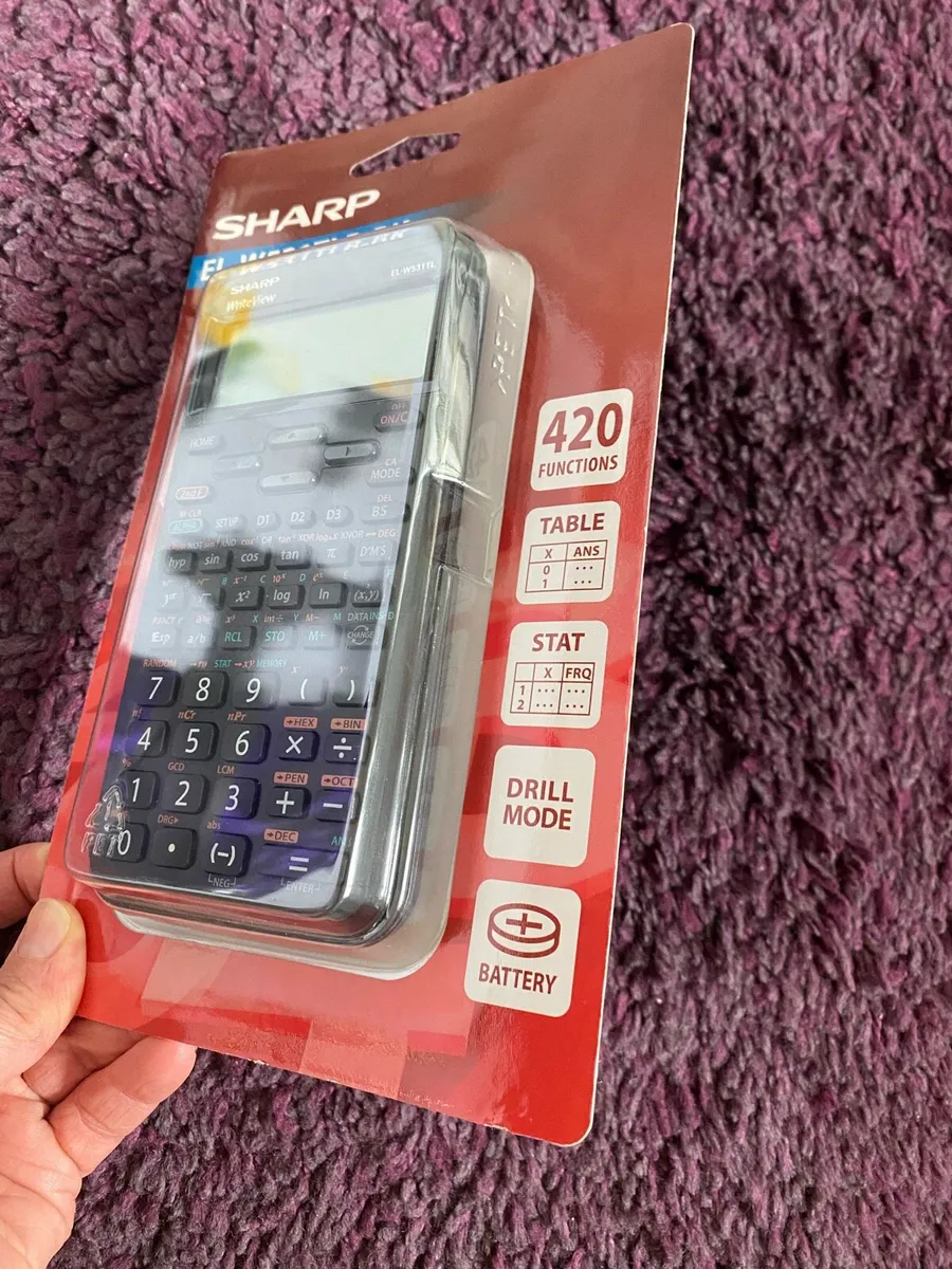 Sharp Scientific Calculator (EL-W531TLB-BK) - Image 4