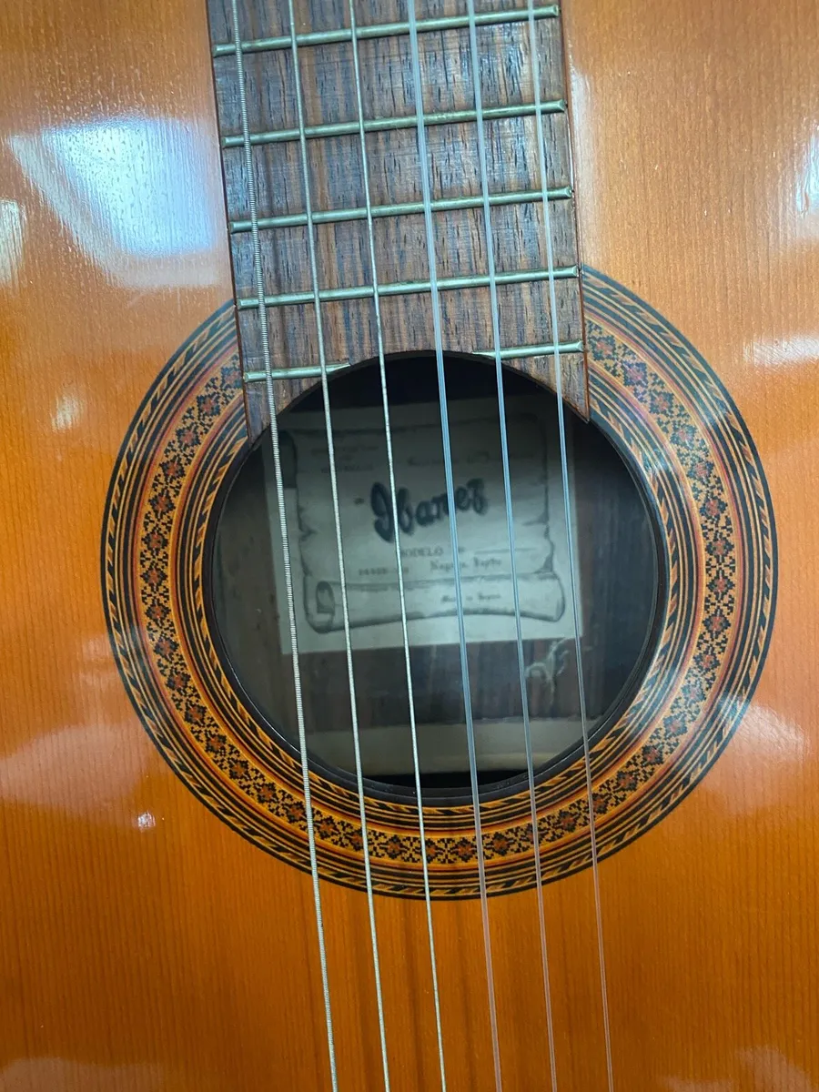 Vintage 1969 Ibanez Classical Guitar model 11 - Image 2