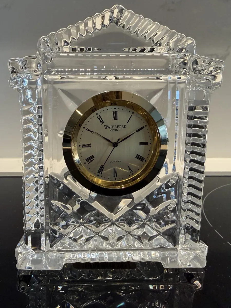 Waterford Crystal 7" Atrium Mantel Clock - Image 3