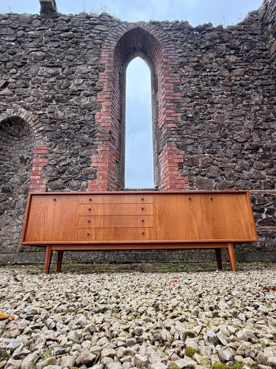 Mid century danish teak sideboards bedsides retro - Image 1
