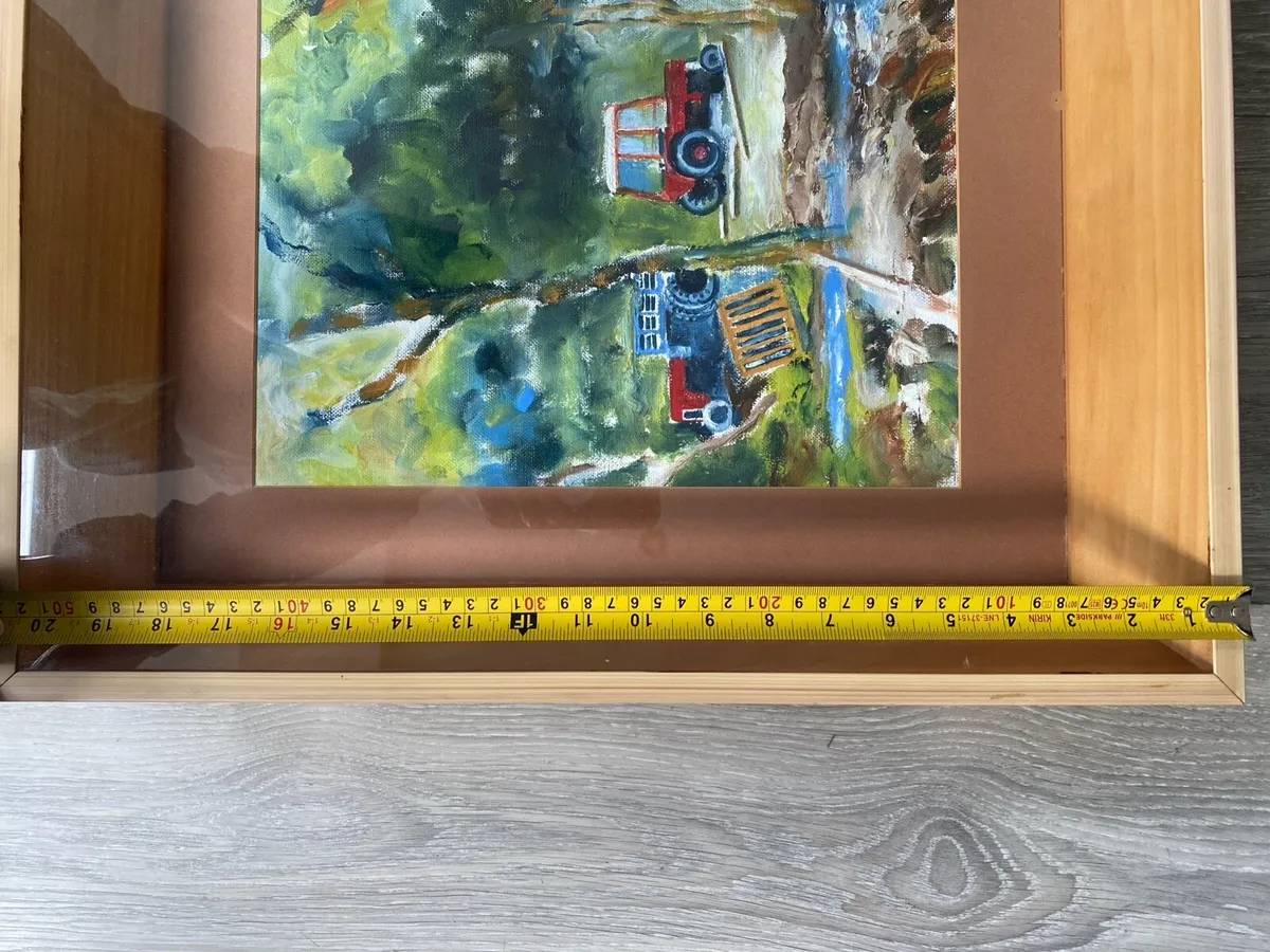 Original oil painting “Farm Yard Maam Bridge’ - Image 4