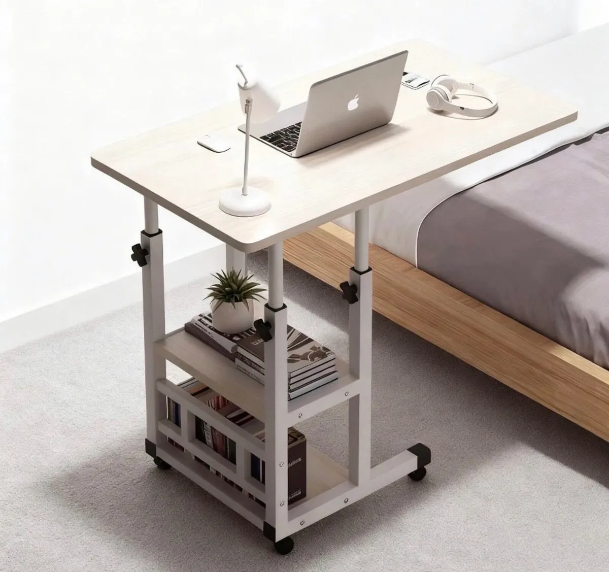 NEW Height Adjustable Overbed Table - Image 3